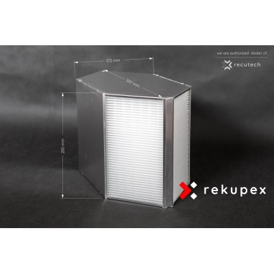 HRV and ERV core RX 02/200, heat recovery ventilation core, energy recovery ventilation cores - unit, air recuperator, fresh air